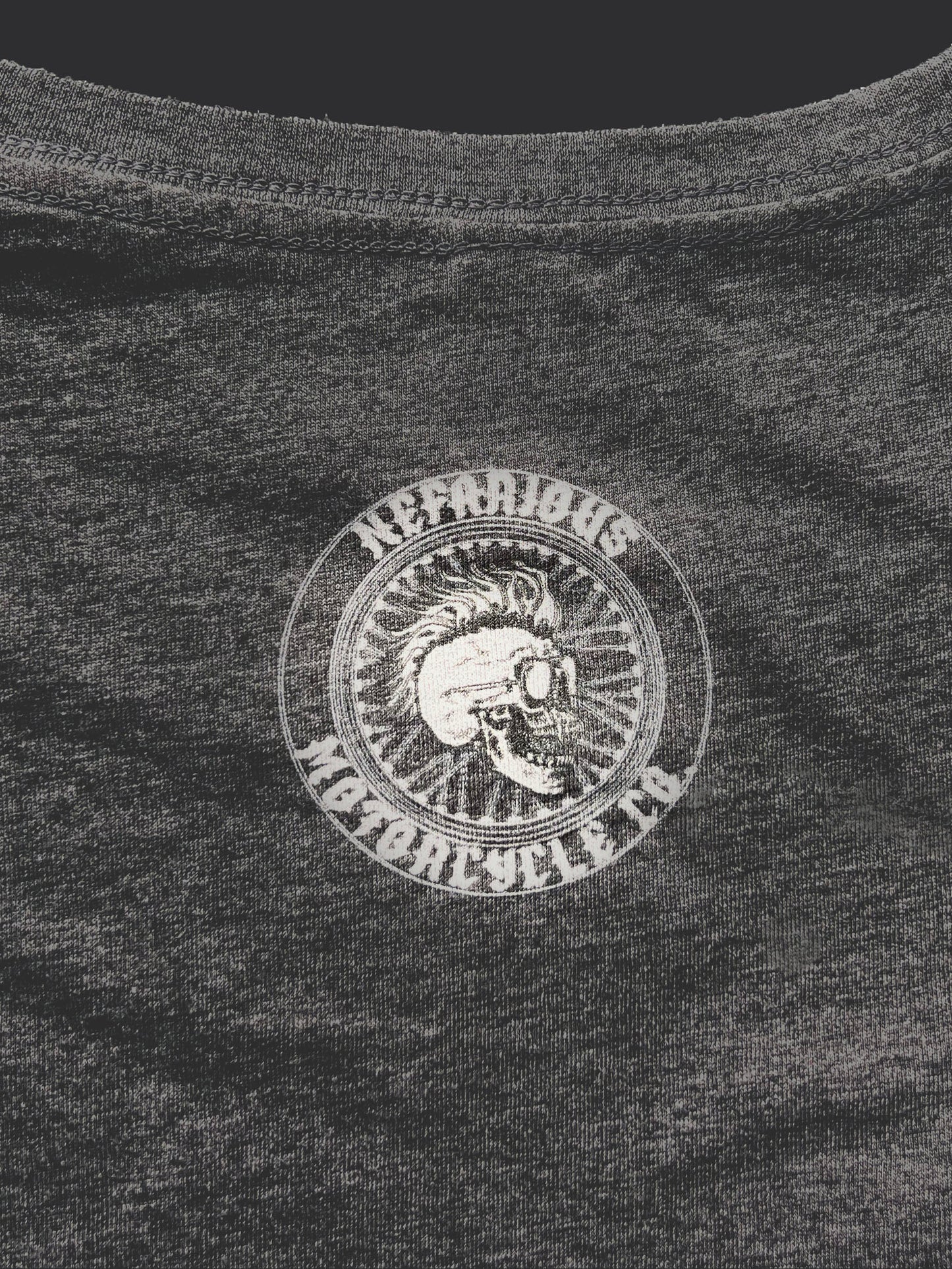 Nefarious Charcoal Gray - Women's Crop Tee