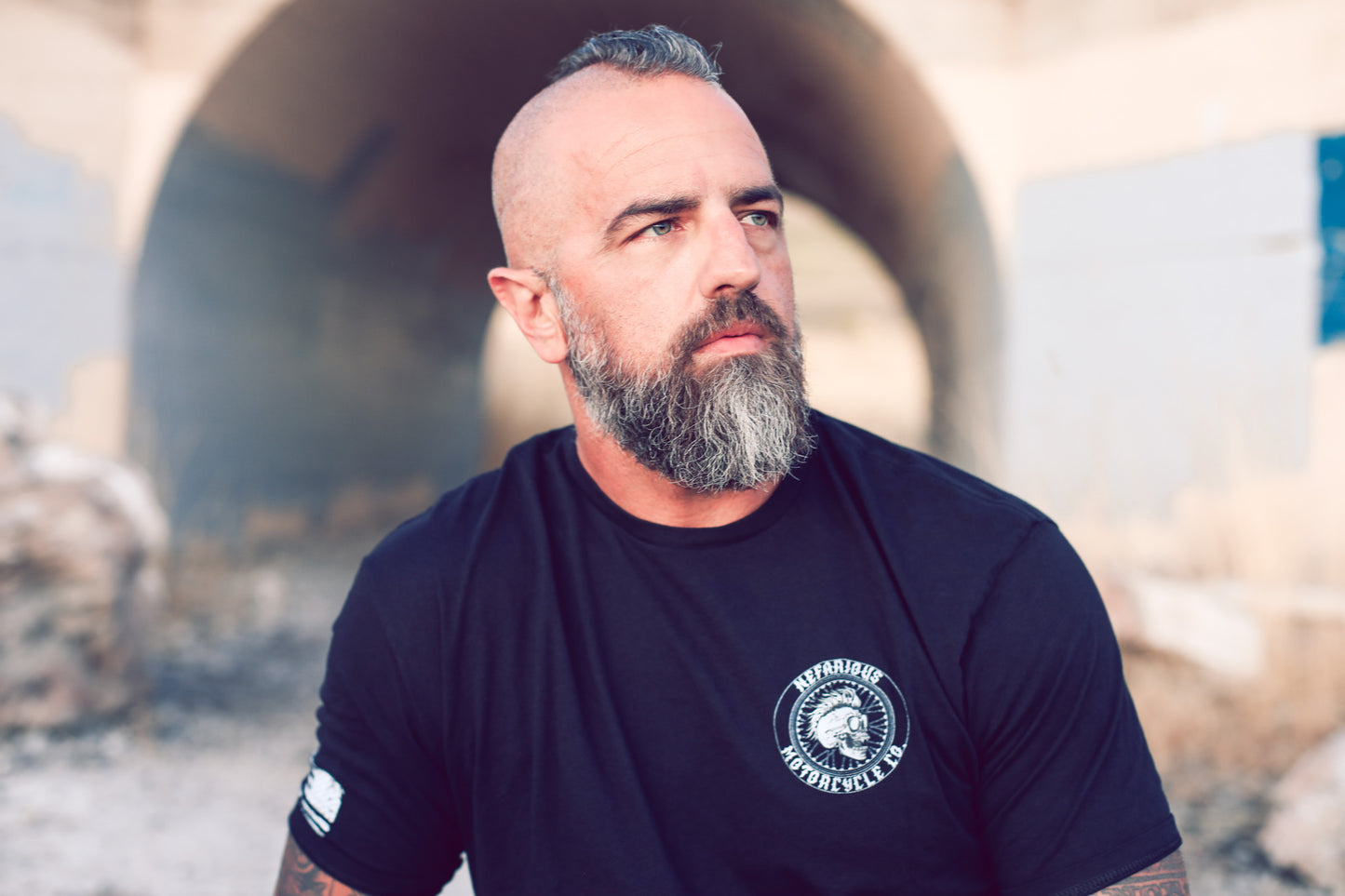 Skull & Pistons - Long Body Tee - 4-5 inches of more coverage!
