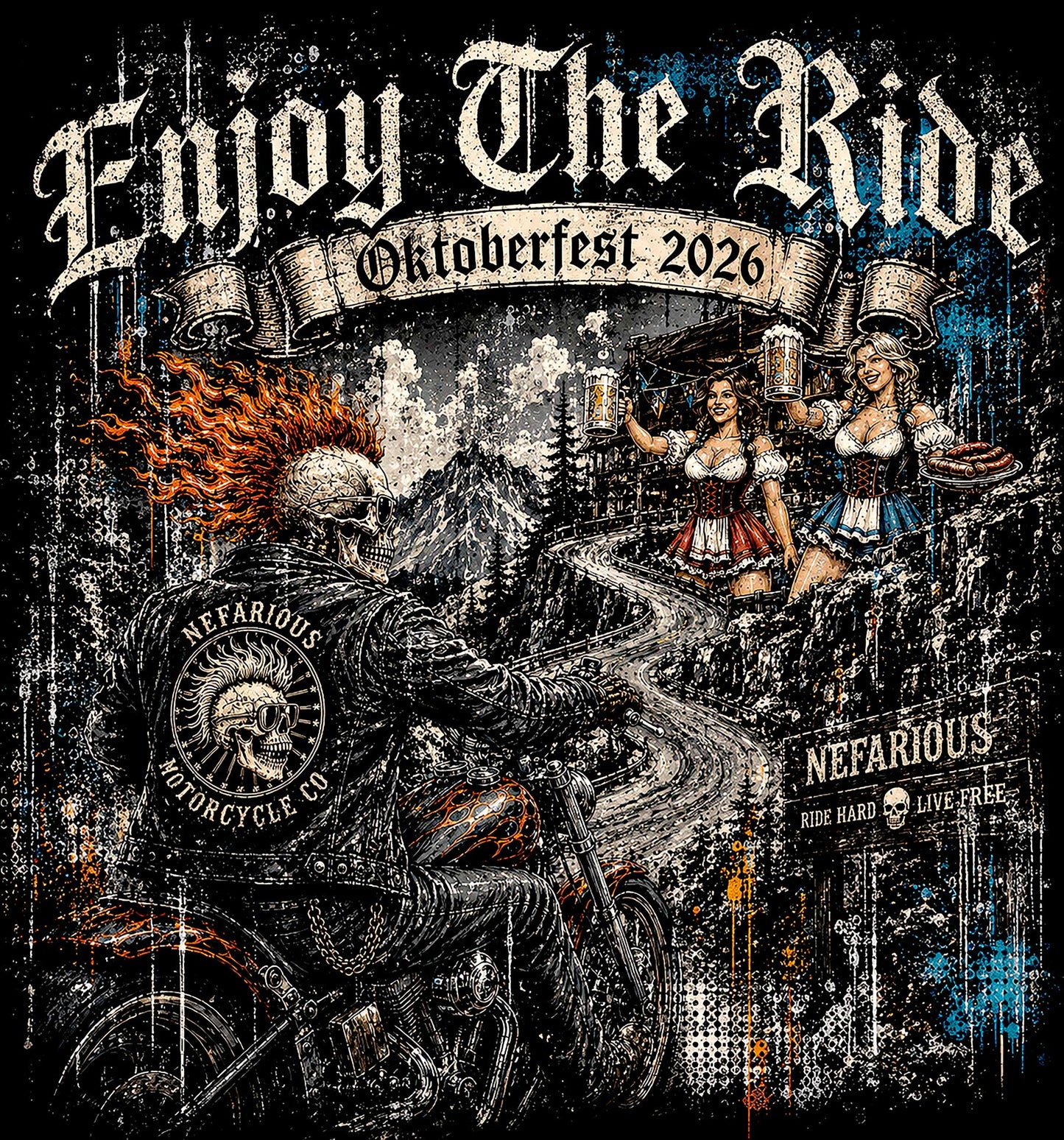 Oktoberfest 2026 Limited Edition - Long Body Tee - 4-5 inches of more coverage!