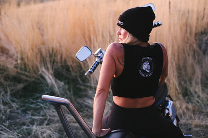 OG Skull - Woman's Crop Muscle Tank