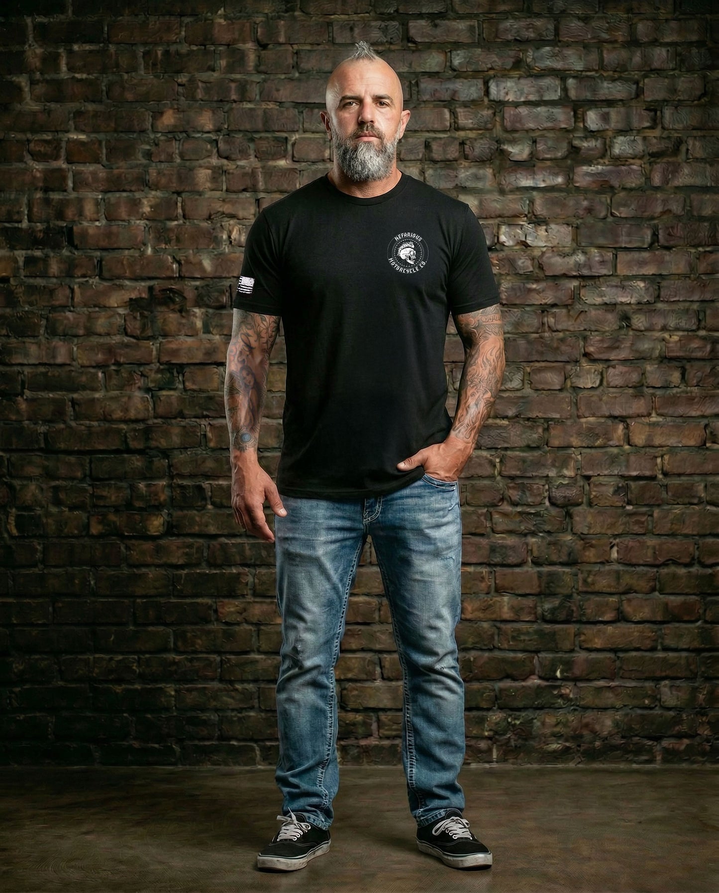 Vintage Concrete Curves - Long Body Tee - 4-5 inches of more coverage!