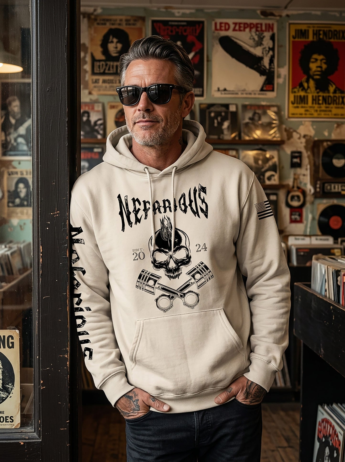 Skull & Pistons Hoodie
